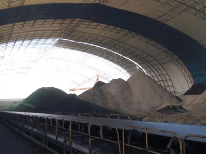 郴州煤棚料仓网架